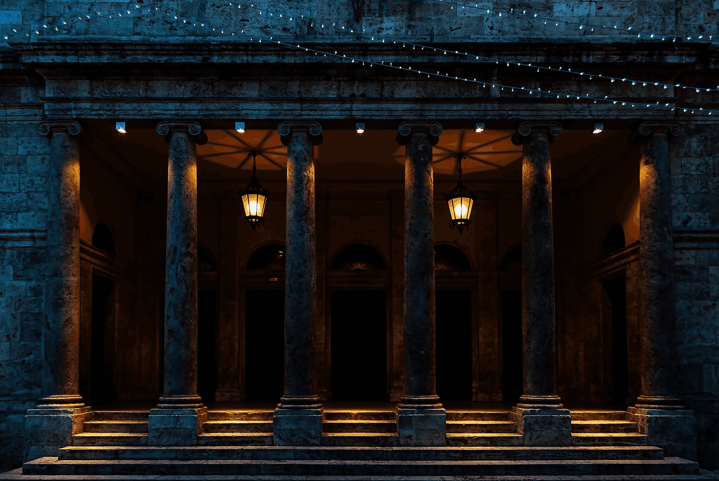 Ascoli Piceno Portico at Night Portico Night Architecture in Ascoli Piceno.