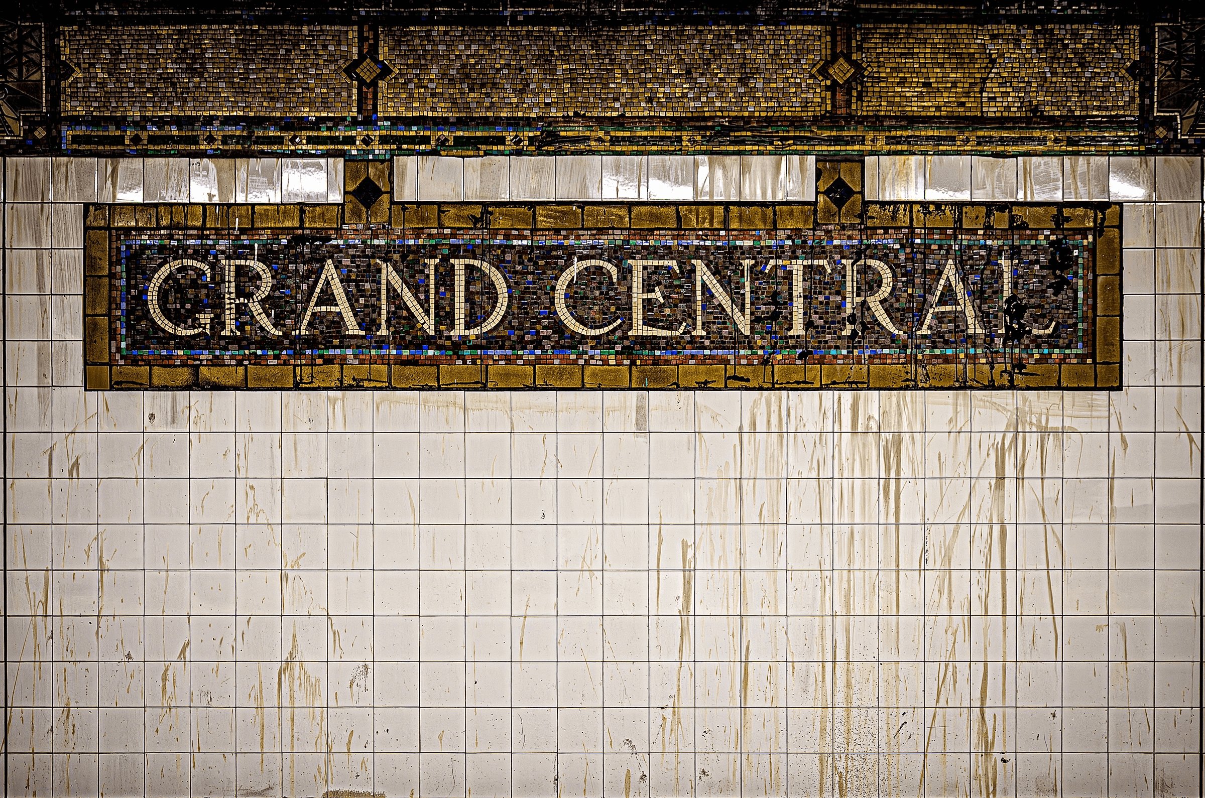 Click to view in fullscreen Subway Sign NYC Detail in Grand Central Terminal.